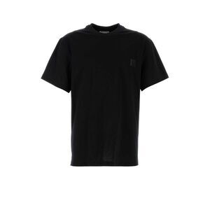 Wooyoungmi Men Black Cotton T-Shirt